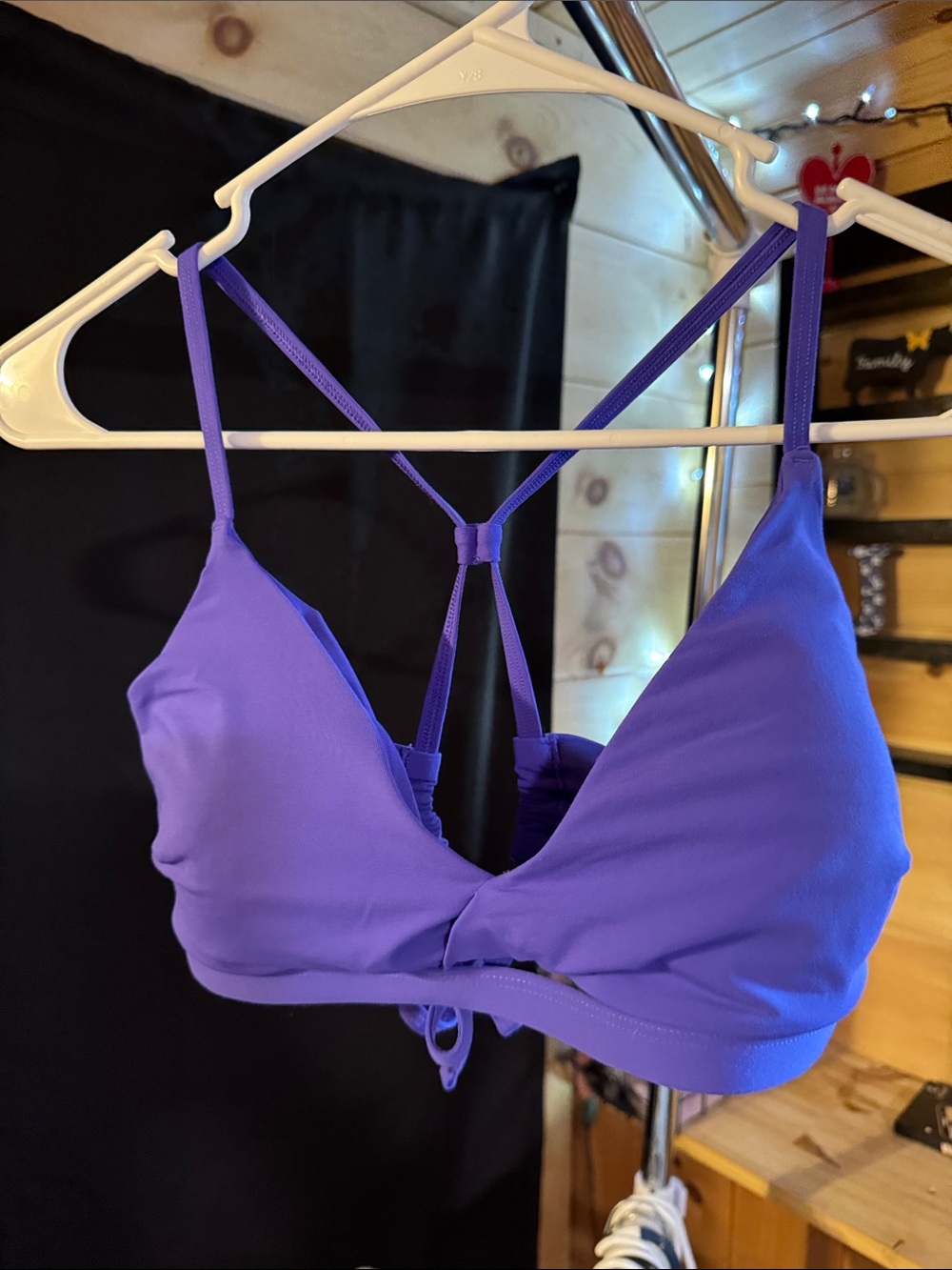 CALIA by Carrie Underwood Purple Strappy Bralette